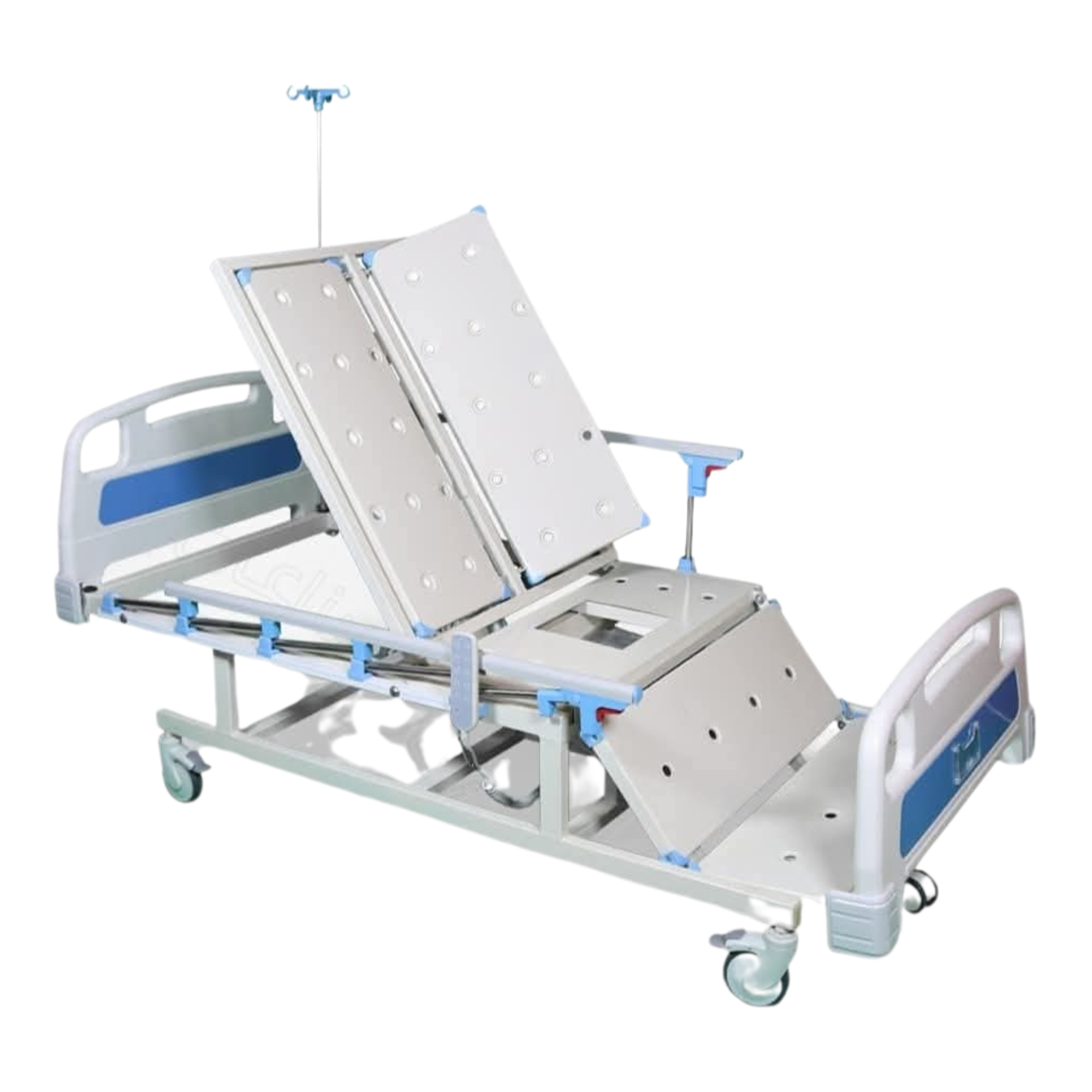 سرير كهربائي  5 حركة  بفتحة مرحاض وتقليب جوانب + مرتبة ووتر بروف