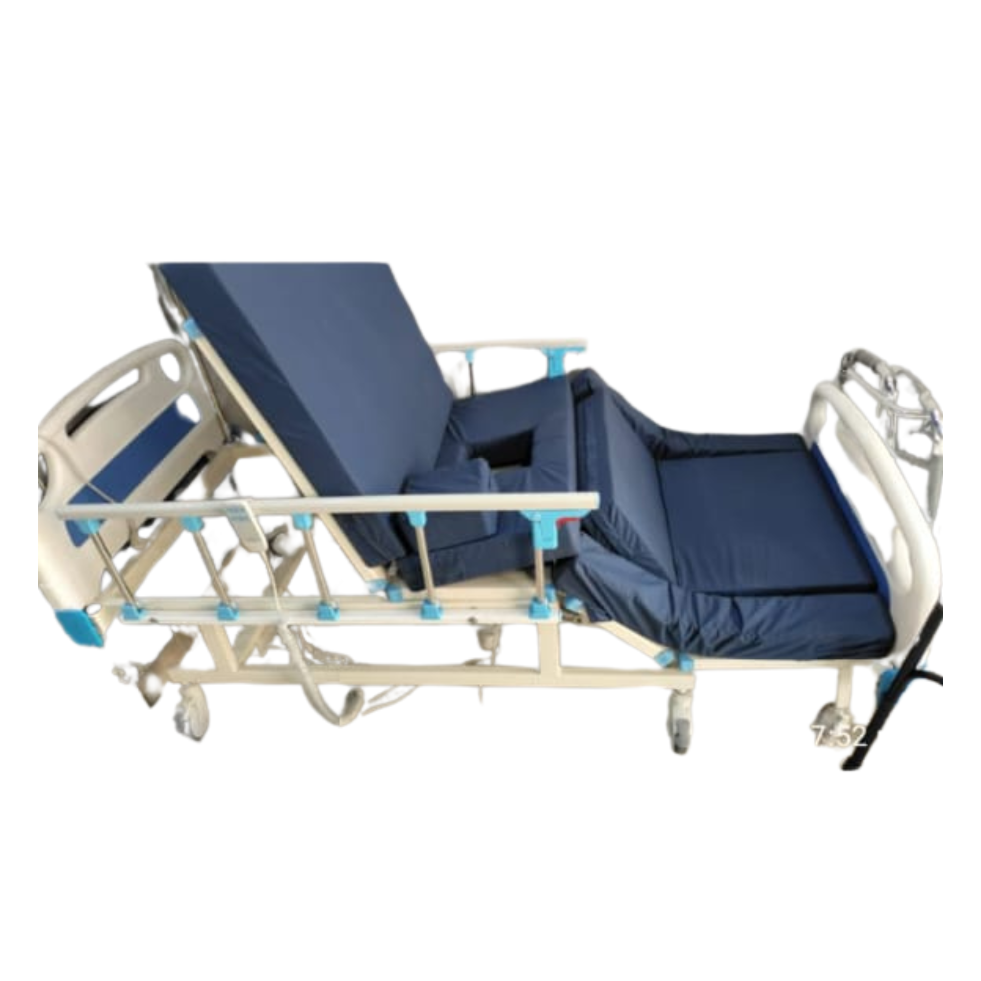 سرير طبي كهربائي 2 حركة مع قاعدة حمام + مرتبة وواتر بروف