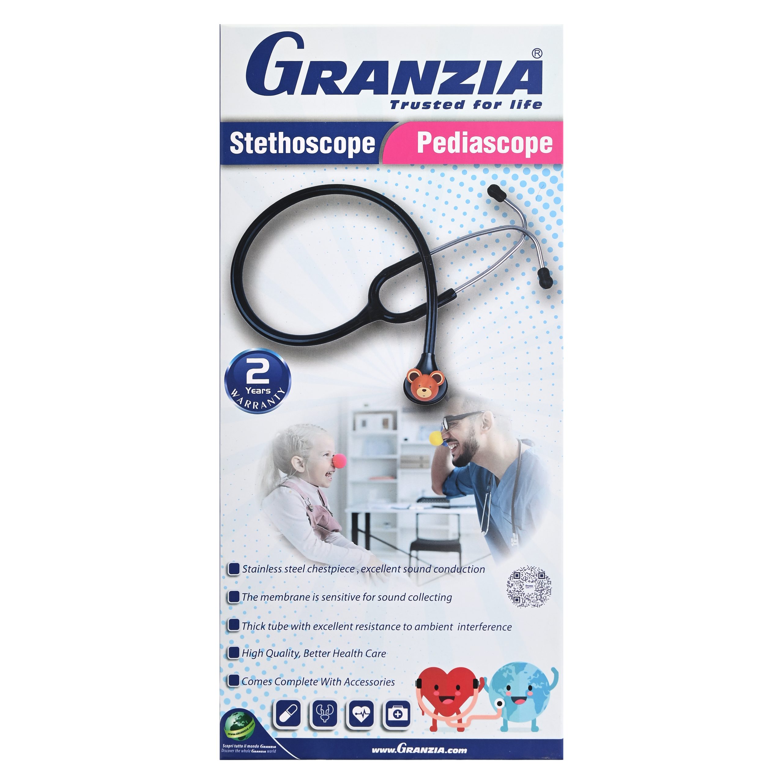 سماعة طبيب اطفال  Pediascope ماركة جرانزيا